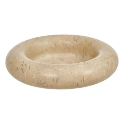 Soporte para velas Savi mármol Ø13,8 cm, Beige