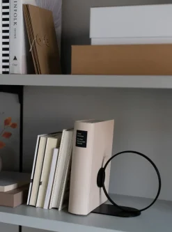 Sujetalibros Book Ring 10 cm, negro
