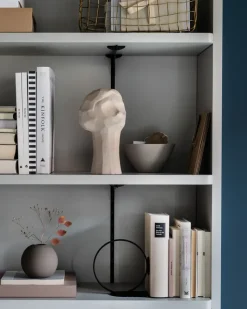 Sujetalibros Book Ring 10 cm, negro