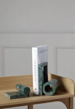 Sujetalibros Booknd mármol, Verde