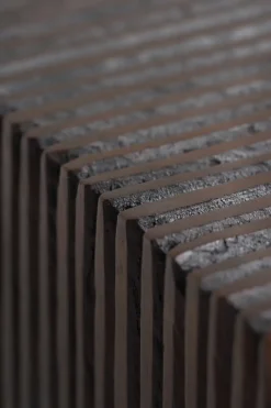 Sujetalibros Grooves, 2-packkkk, Mahogany dark brown