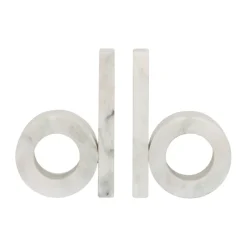 Sujetalibros Orlin 2-pack, Mármol