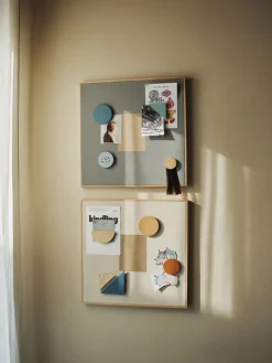 Tablero de notas + 3 imanes, Arena