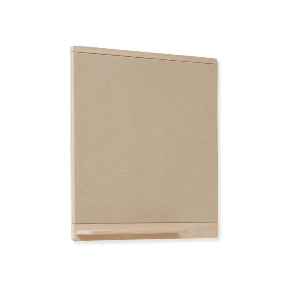 Tablón de corcho Rim 75x75 cm, Roble blanco