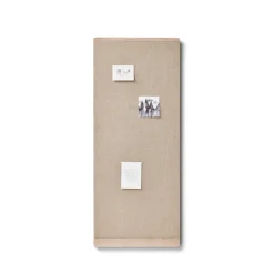 Tablón de corcho Rim 60x145 cm, Roble blanco