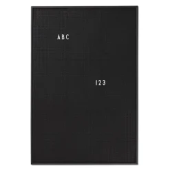 Tablón de letras A2 Design Letters, negro