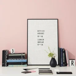 Tablón de letras A2 Design Letters, gris