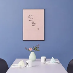 Tablón de letras A2 Design Letters, rosa