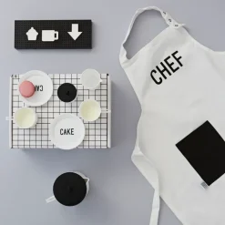 Tablón de letras Design Letters pequeño, negro