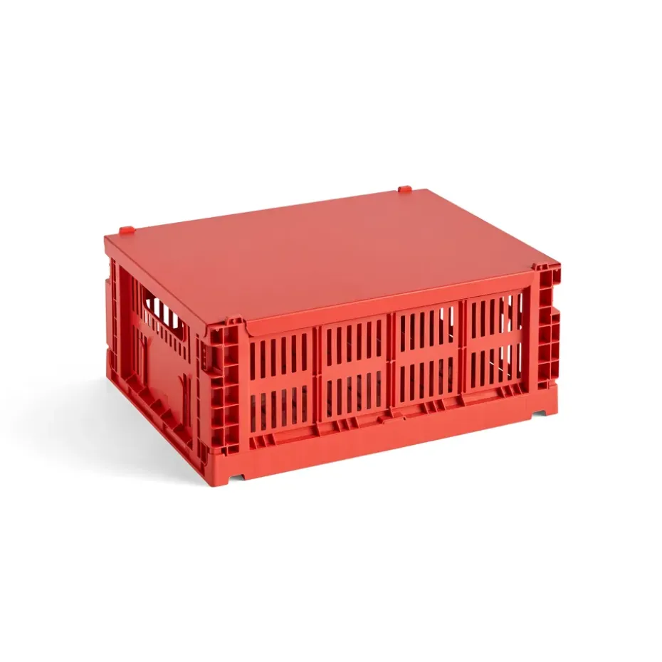 Tapa mediana Colour Crate, Red