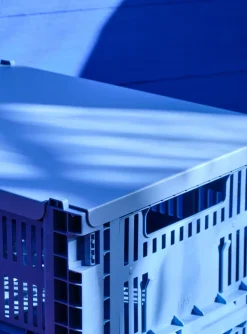 Tapa mediana Colour Crate, Electric blue