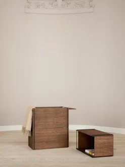 Tapa para caja de almacenaje 28x60 cm, Smoked oak