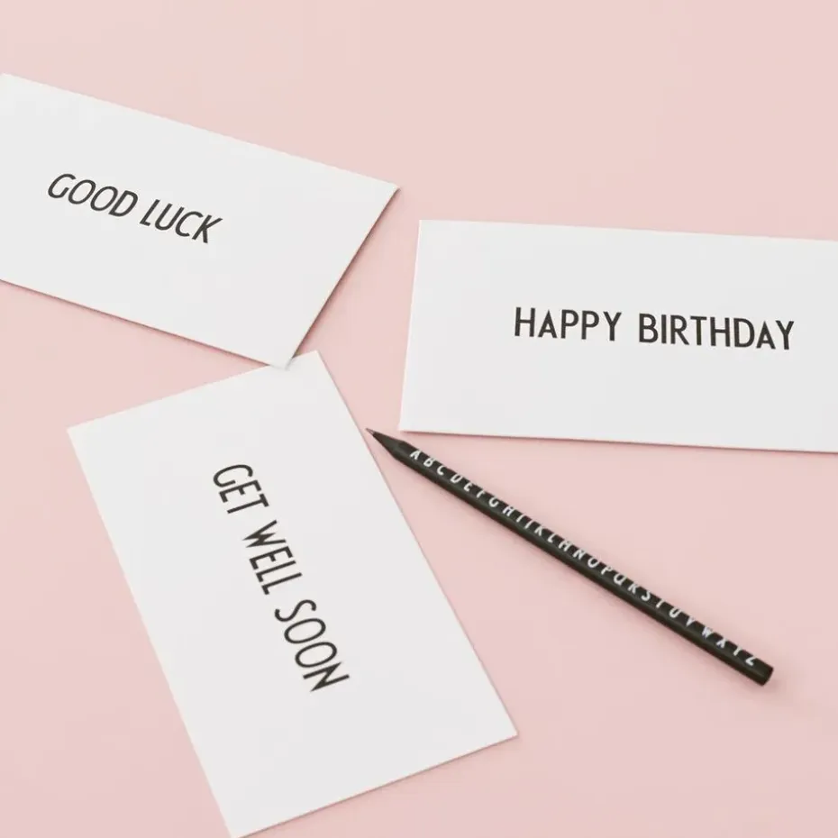 Tarjeta AJ Vintage ABC, Good Luck