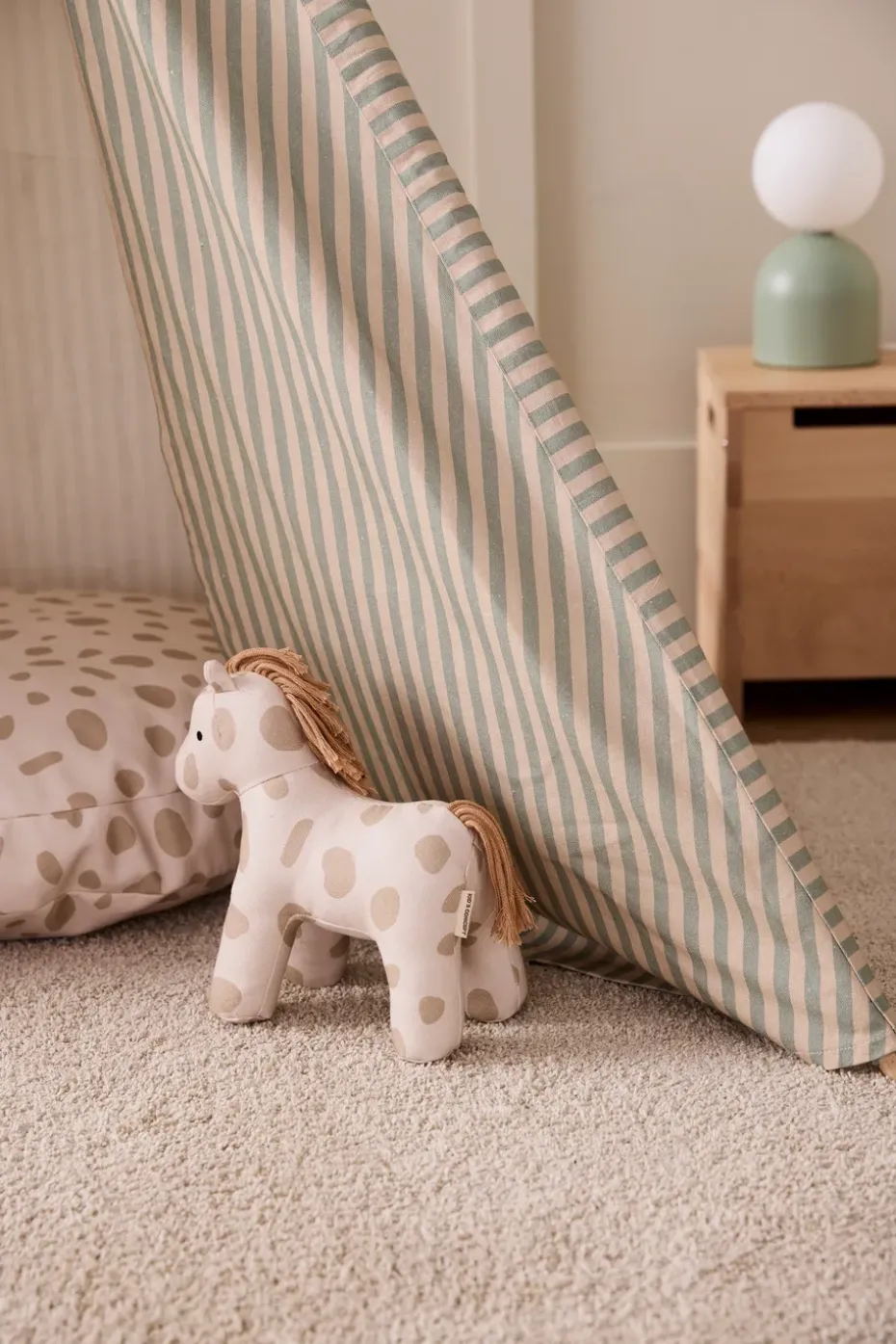 Tienda tipi Kid's Base 100x95x140 cm, Rand