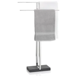 Toallero de pie Menoto, Acero pulido