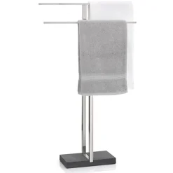 Toallero de pie Menoto, mate acero