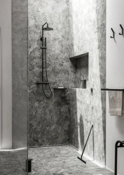 Toallero doble RIM 12x70 cm, Black