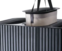 Tota Trio Luxe cesta de ropa 90 L, Black