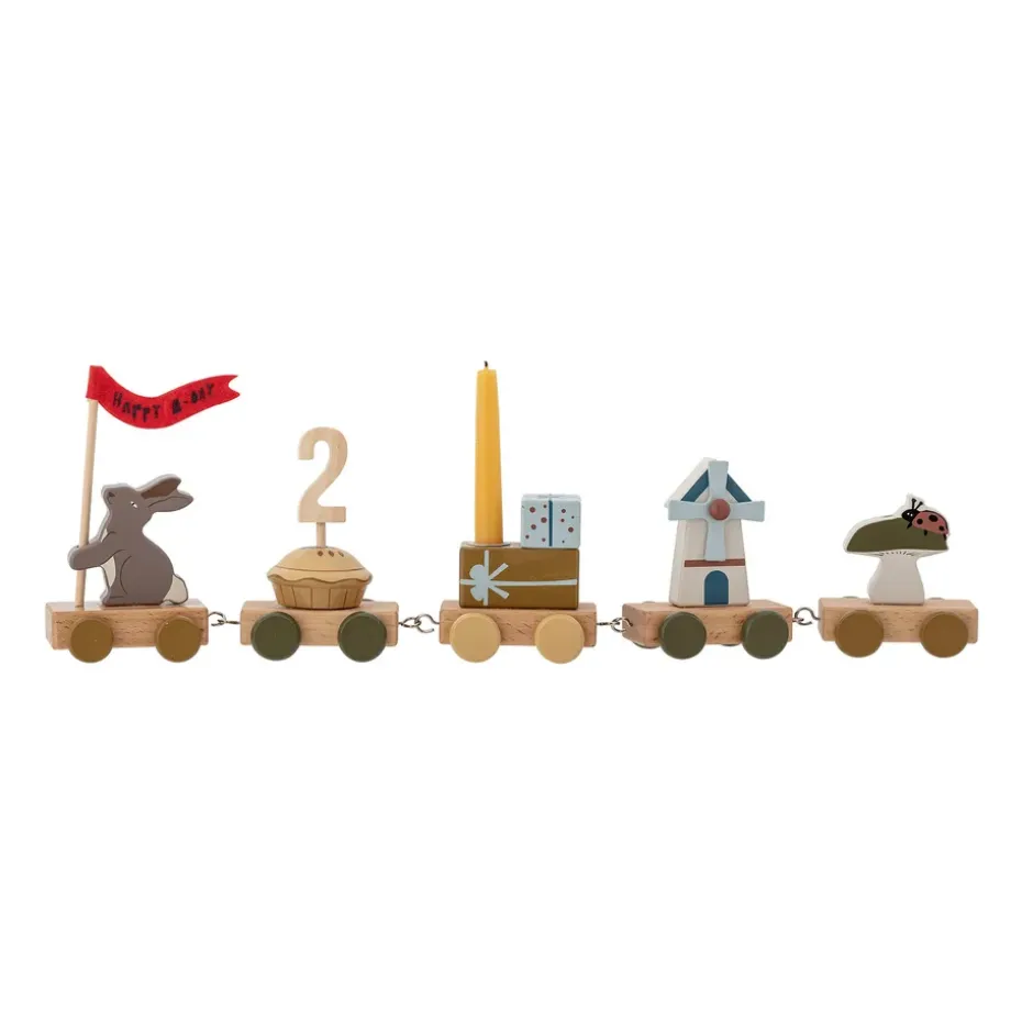 Tren de cumpleaños Alfi 39 cm, marrón