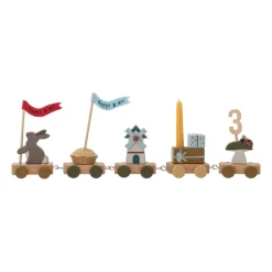 Tren de cumpleaños Alfi 39 cm, marrón