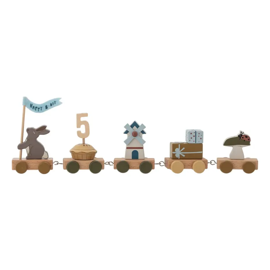 Tren de cumpleaños Alfi 39 cm, marrón