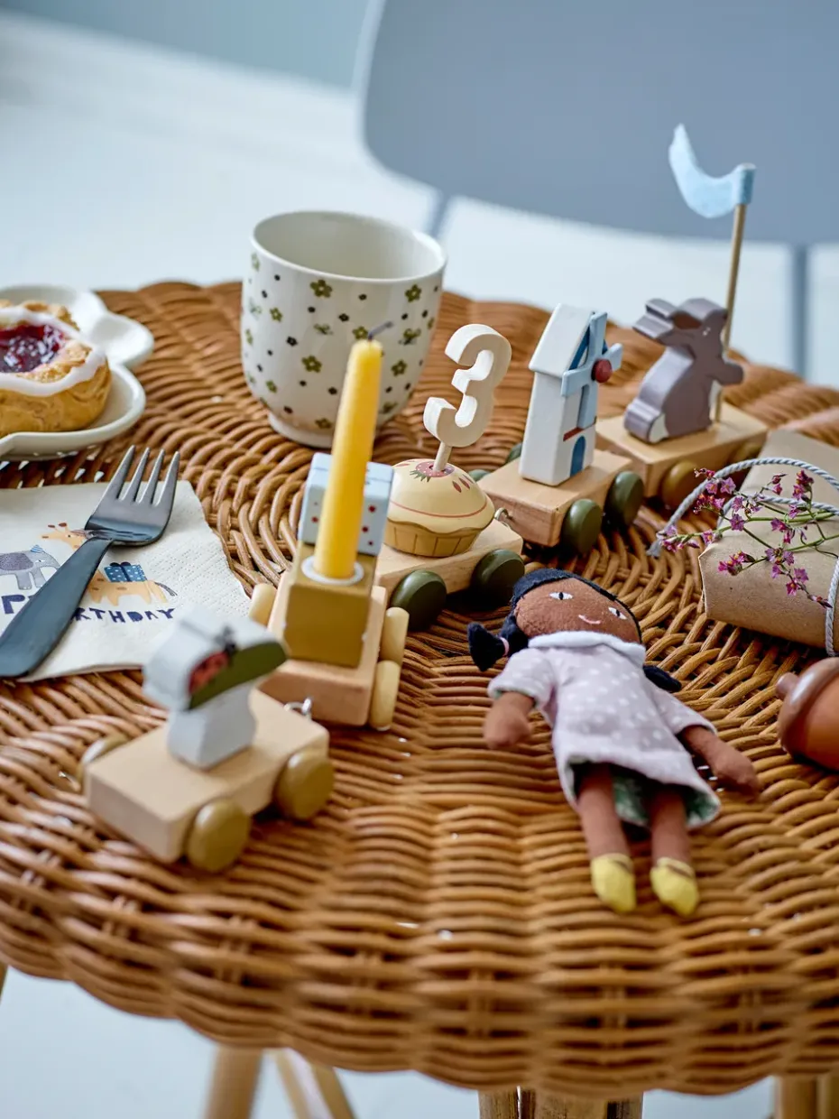 Tren de cumpleaños Alfi 39 cm, marrón