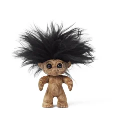 Troll de la suerte 9 cm, Roble