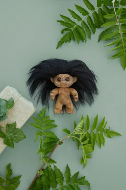 Troll de la suerte 9 cm, Roble