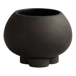 Urchin Maceta petit Ø17 cm, Coffee
