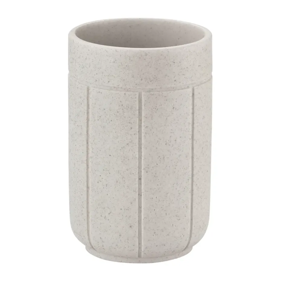 Vaso para cepillos de dientes Kua, Moonbeam, Ø7 × 11 cm