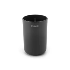 Vaso para cepillos de dientes ReNew Brabantia, gris oscuro