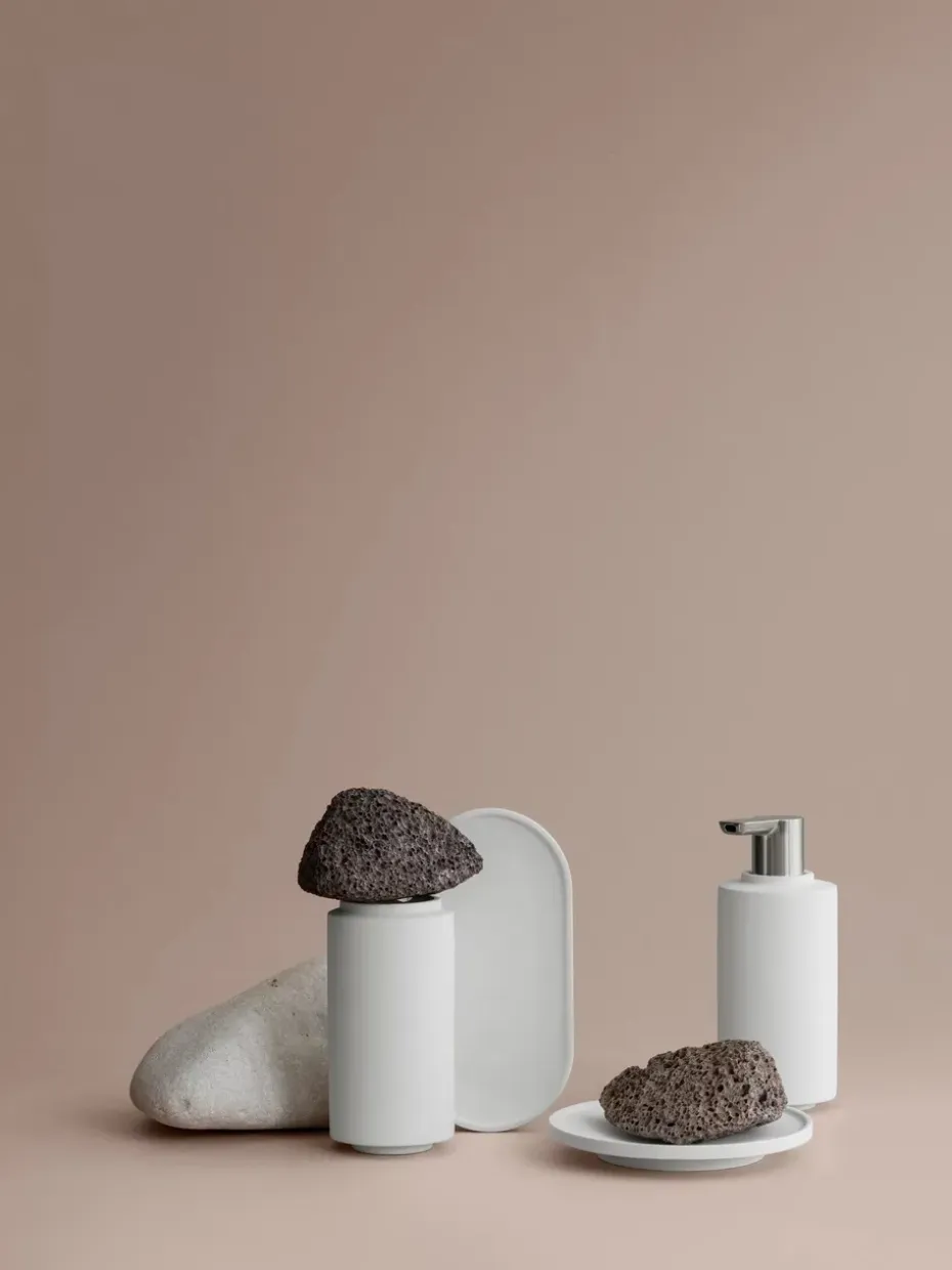 Vaso para cepillos de dientes Creto, Lily white