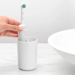 Vaso para cepillos de dientes ReNew Brabantia, blanco
