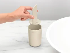 Vaso para cepillos de dientes ReNew Brabantia, Soft Beige