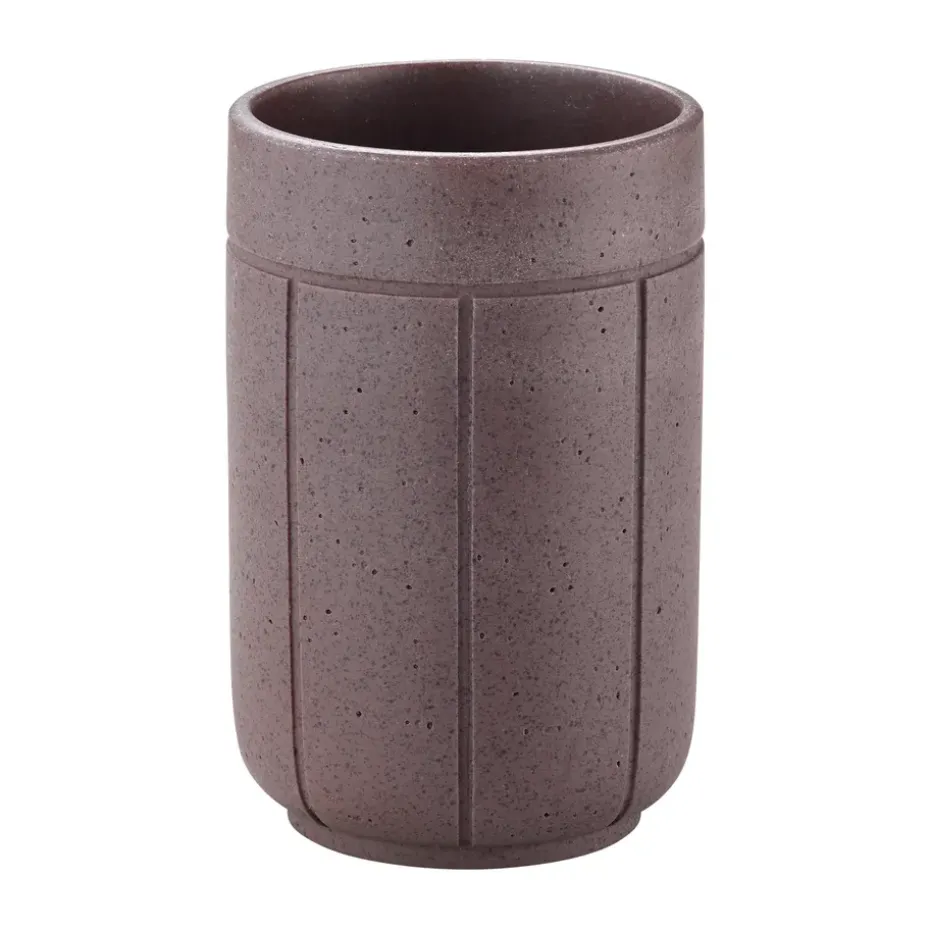 Vaso para cepillos de dientes Kua, Cedar Wood, Ø7 × 11 cm