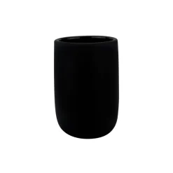 Vaso para cepillos Lotus, negro