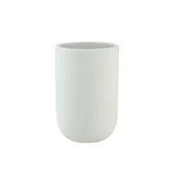 Vaso para cepillos Lotus, blanco