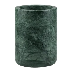 Vaso portacepillos Marble 10 cm, Dark forest