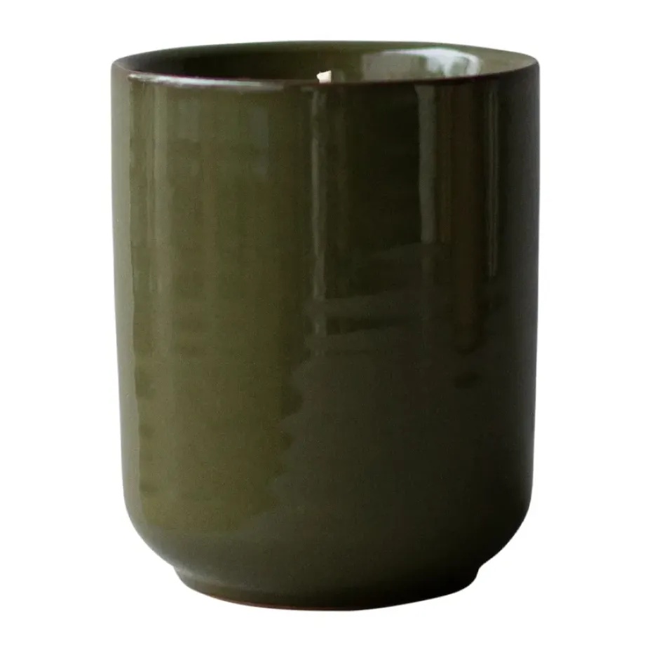 Vela aromática Burn 60 h, Shiny green