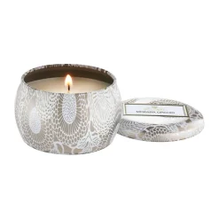 Vela aromática Japonica Mini Tin 25 horas, Orquídea Mokara