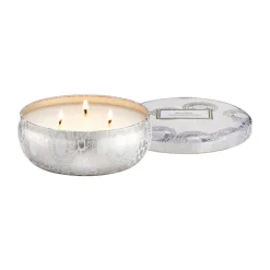 Vela aromática Japonica 3-wick Tin 40 horas, Orquídea Mokara
