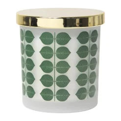 Vela aromática Stig L Berså, Vidrio esmerilado-dorado