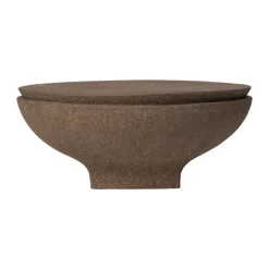 Vela de exterior Vei , Brown, Ø20 × 8 cm