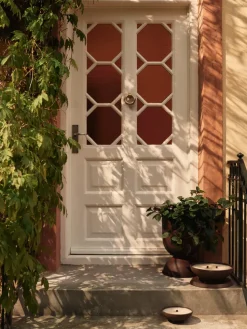 Vela de exterior Vei , Brown, Ø20 × 8 cm