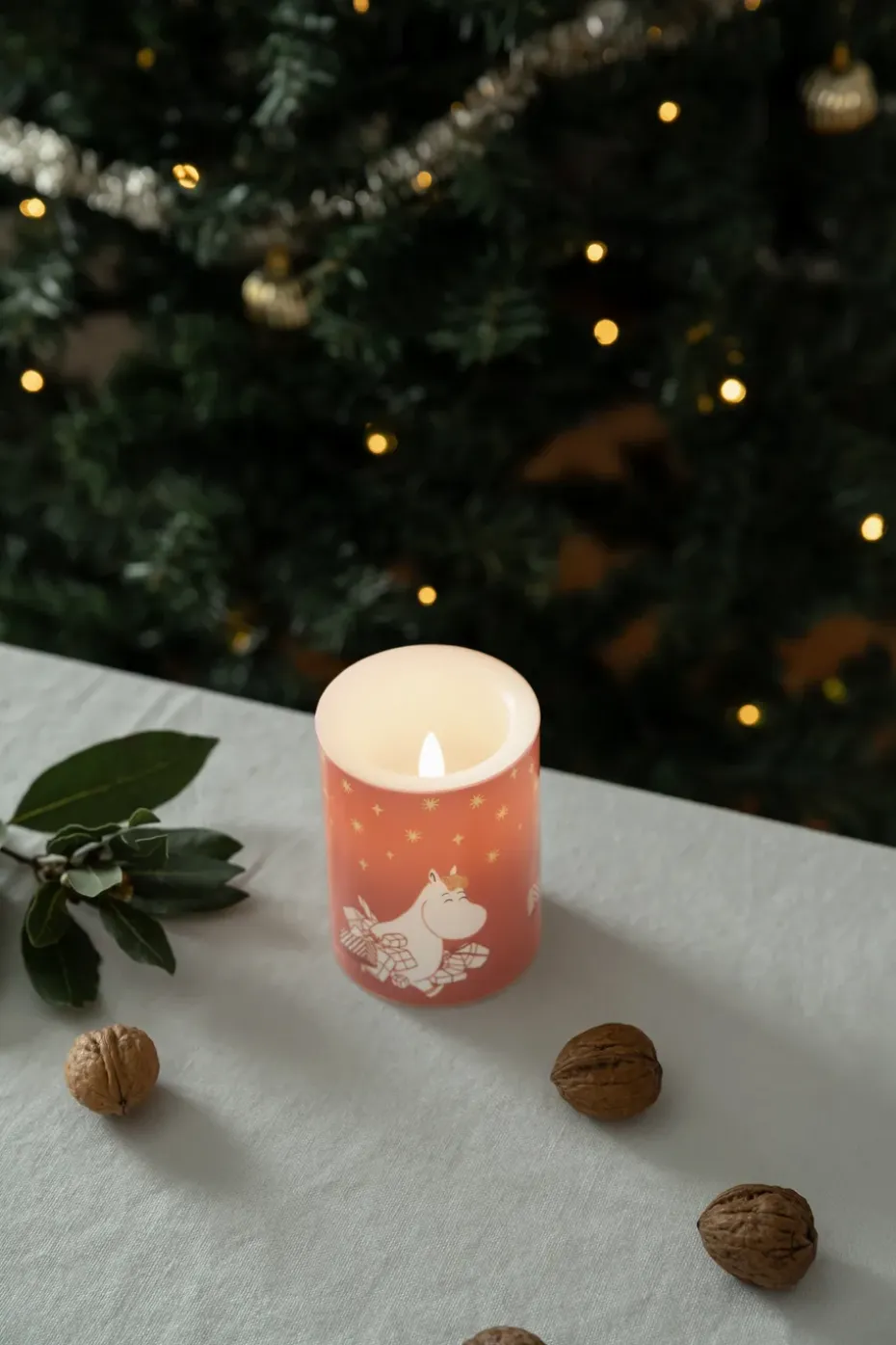 Vela gruesa LED Moomin 10 cm, Gifts