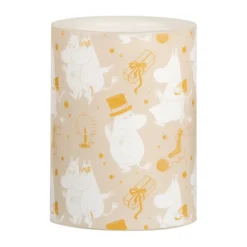 Vela gruesa LED Moomin 10 cm, Sparkling stars