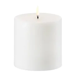 Vela gruesa LED Uyuni Ø10,1 cm, 10 cm