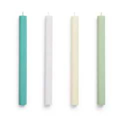 Vela Hexagon Candle mix 4-pack, Pastel