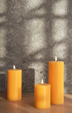 Vela LED ester & erik, 85 Mango, 20 cm