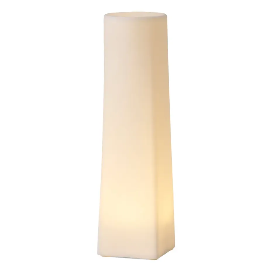 Vela LED Ignus 22,5 cm, Blanco hueso